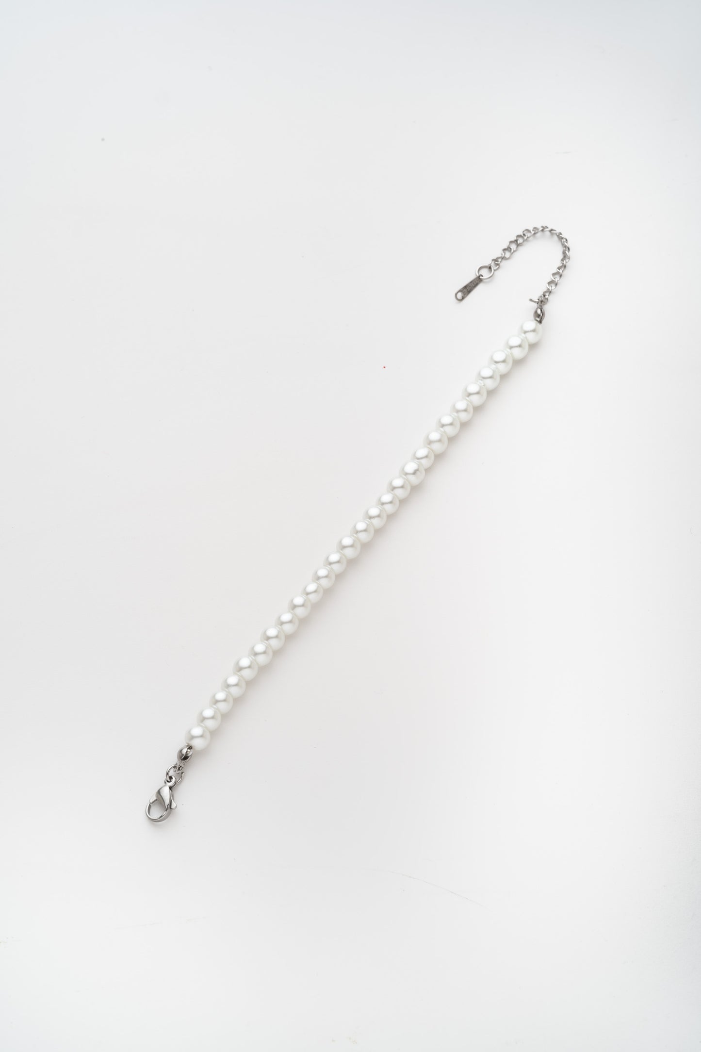 316L STEEL AND PEARL BRACELET (6MM)